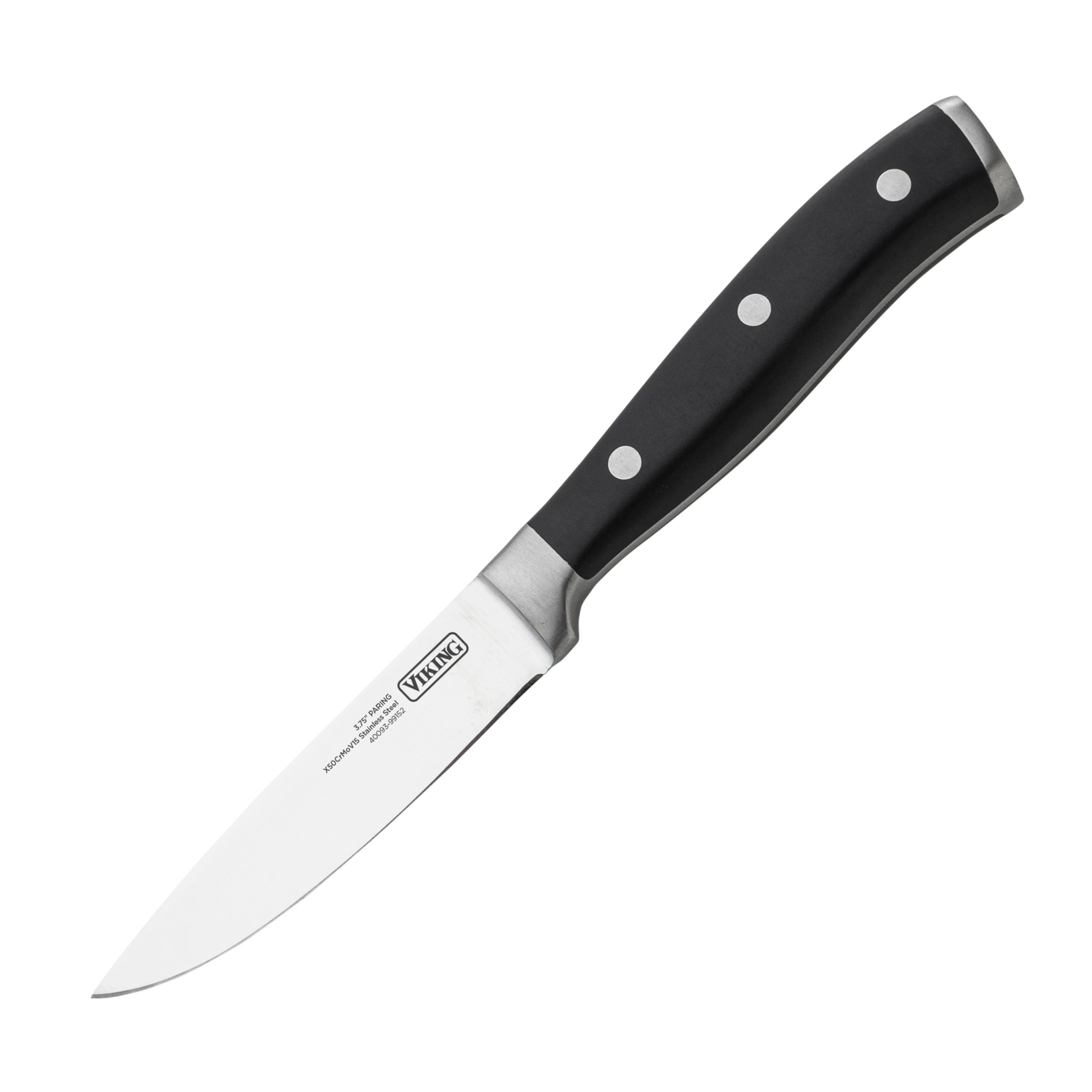 Viking 15-Piece Stainless Steel Cutlery Set with Acacia Wood Block - Image 5