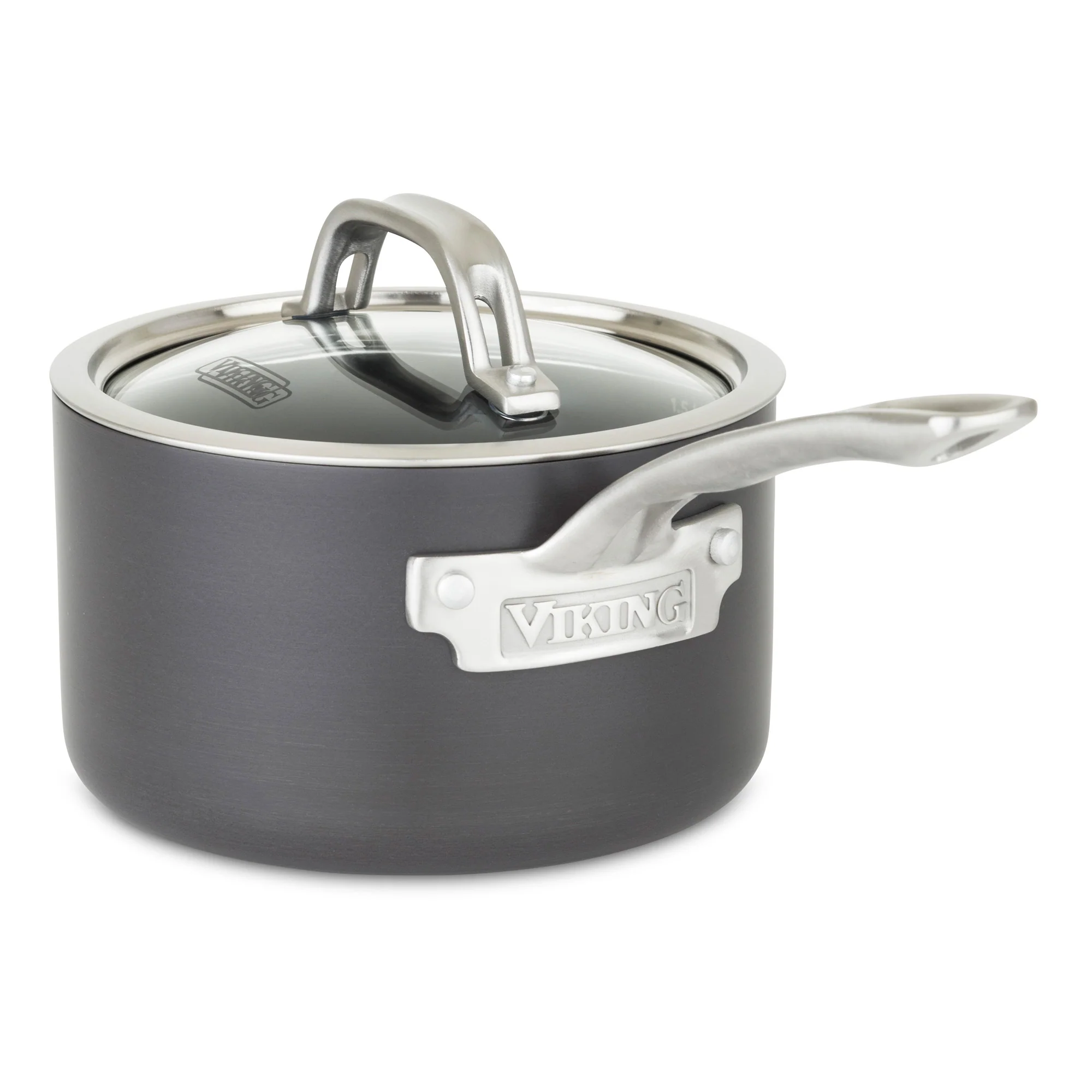 Viking Hard Anodized Nonstick 15-Piece Cookware Set with Glass Lids - Image 7