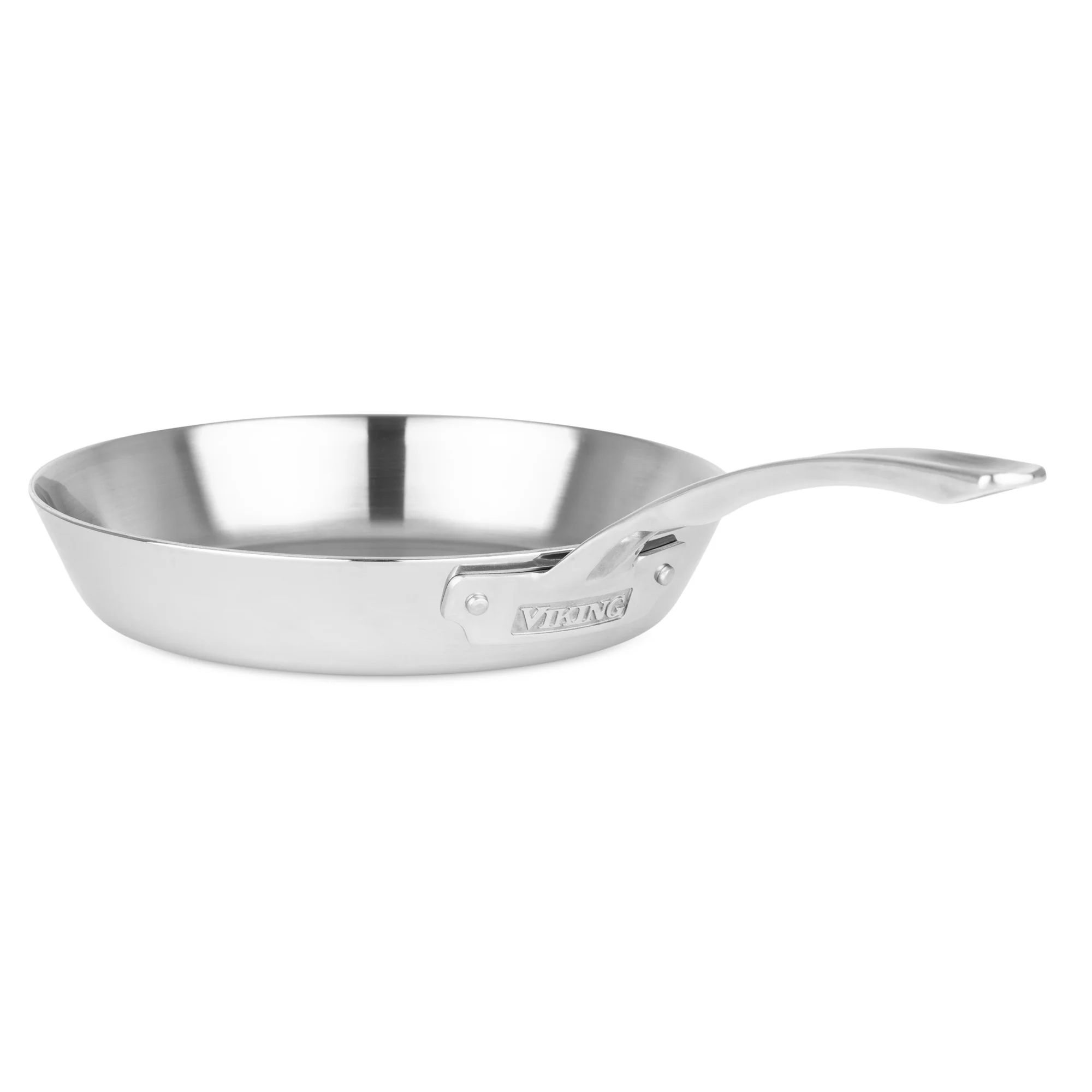 Viking Contemporary 3-Ply Stainless Steel 7-Piece Cookware Set with Glass Lids - Image 10