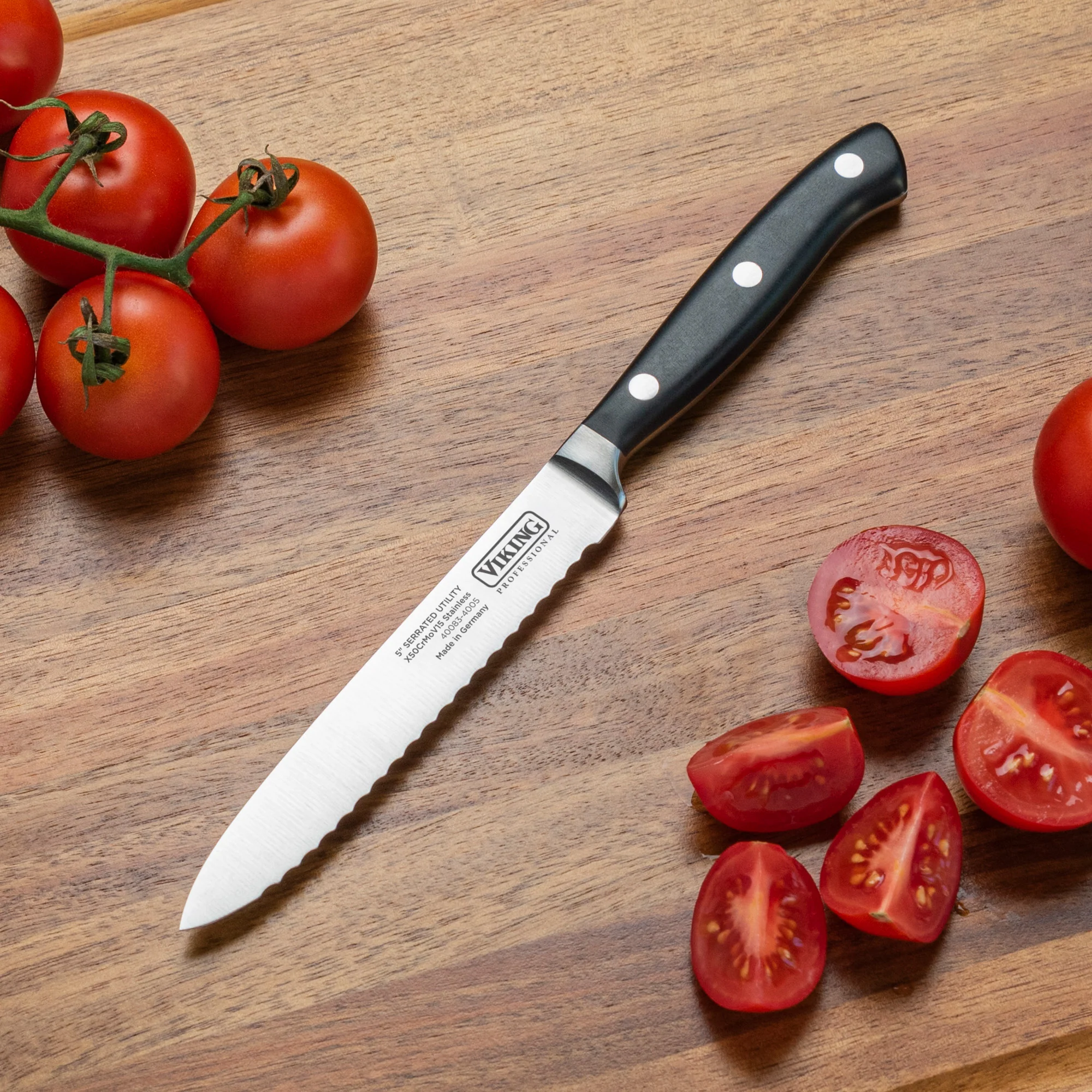 Viking Professional 5-Inch Serrated Utility Knife - Image 2